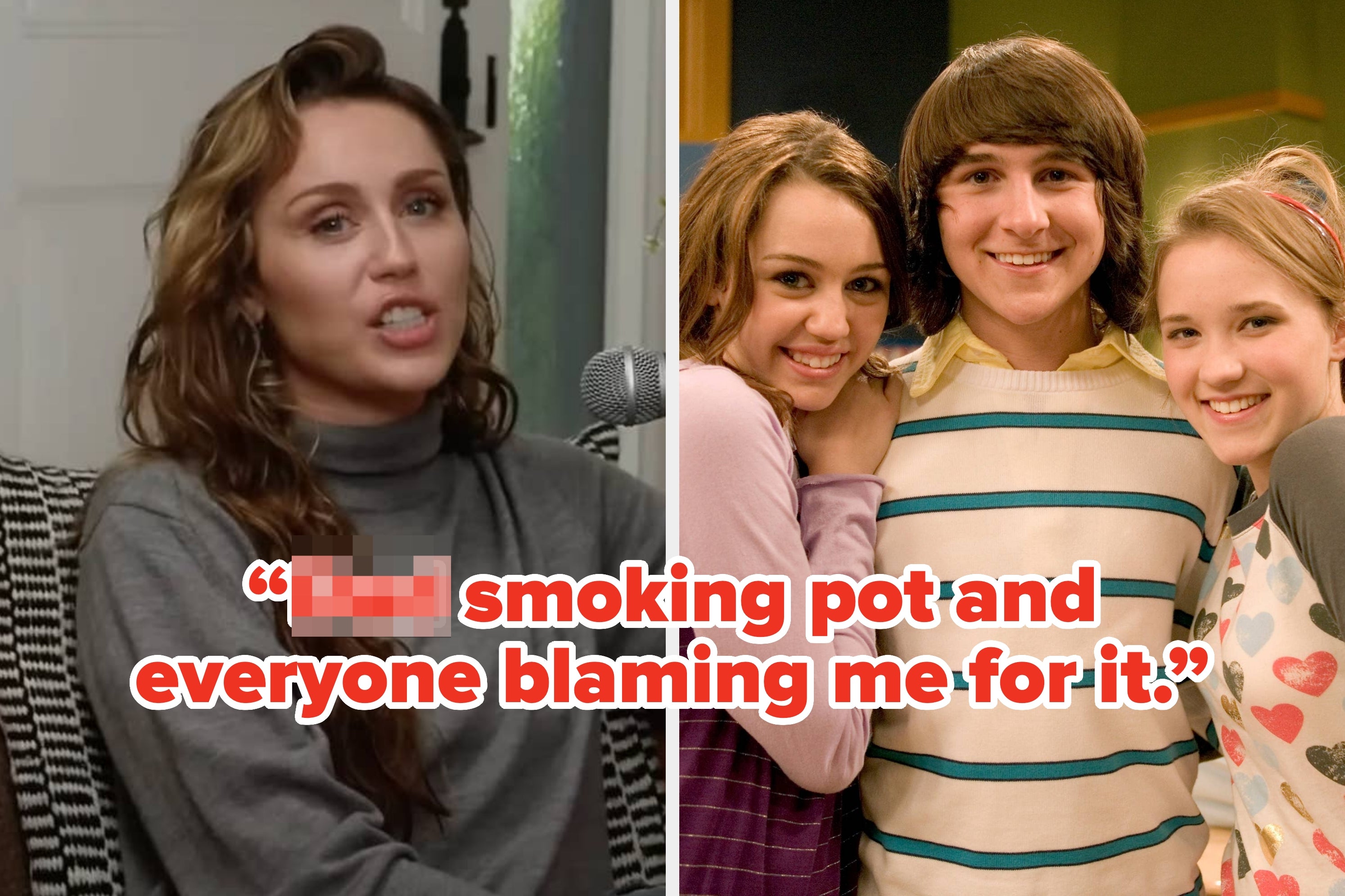 One Of Miley Cyrus’s Former “Hannah Montana” Costars Responded To Her Claim That They Used To Smoke Weed On Set, And This Feels A Little Awkward
