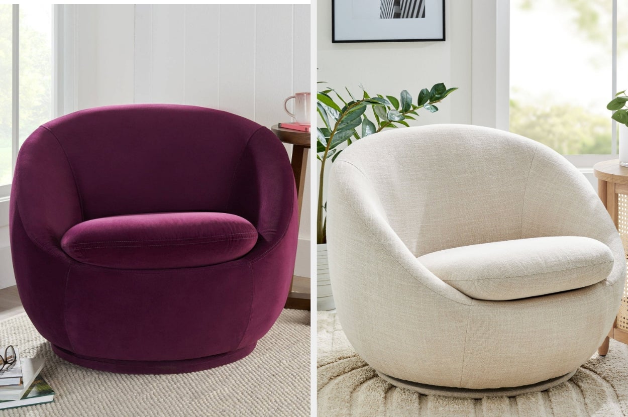 This Expensive-Looking Swivel Chair Will Almost Certainly Sell Out Again