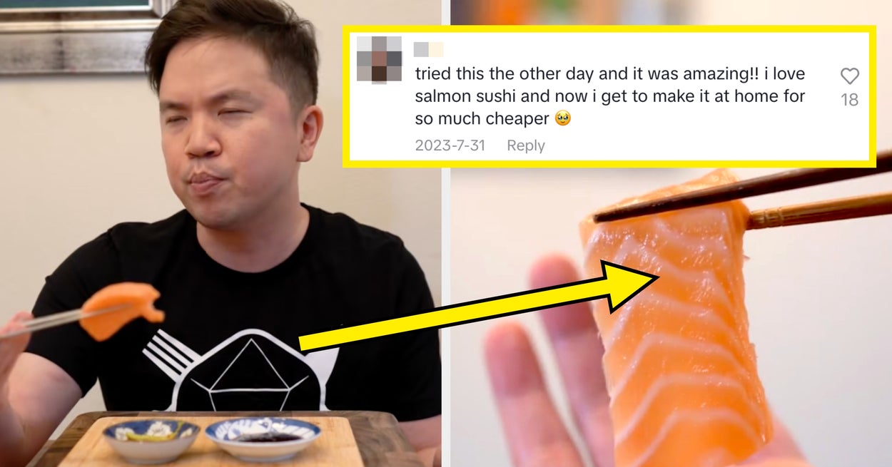 This Viral Trick Says You Can Eat Frozen Salmon Raw. Here's What An Expert Says.