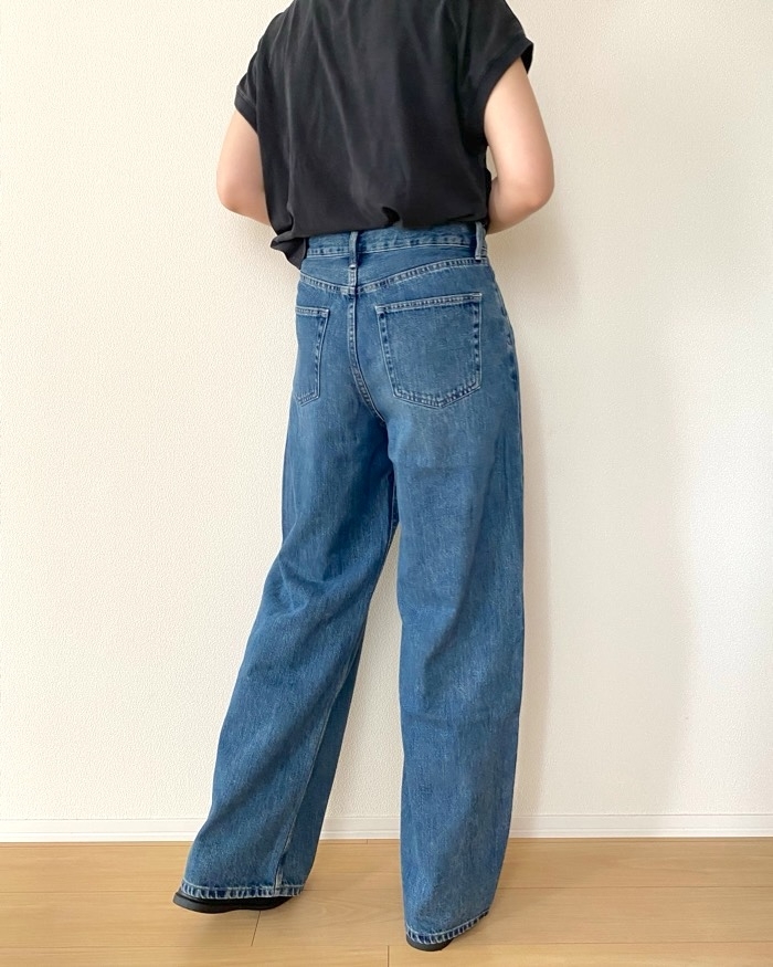 【関税込み】BITE ブルー カーブジーンズ ユニクロの「新作デニム」シルエット大優勝してるんだけど