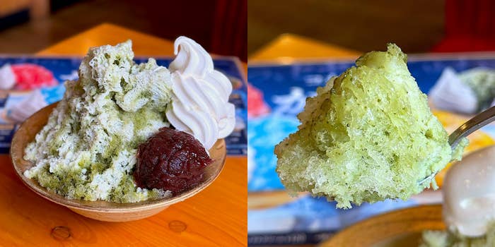 コメダ珈琲店のおすすめスイーツ「宇治抹茶氷」