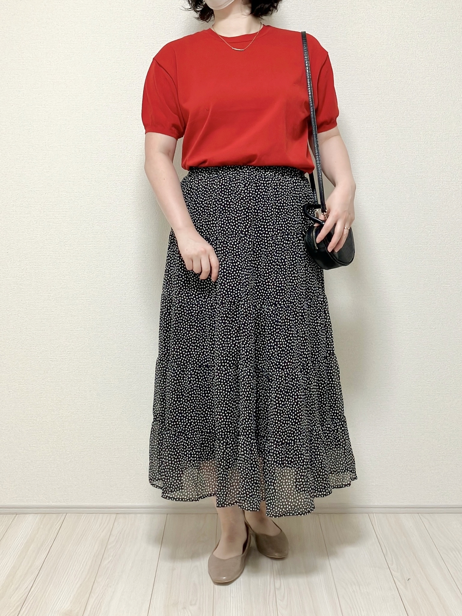 coca(コカ)の「シフォンティアードスカート レディース」