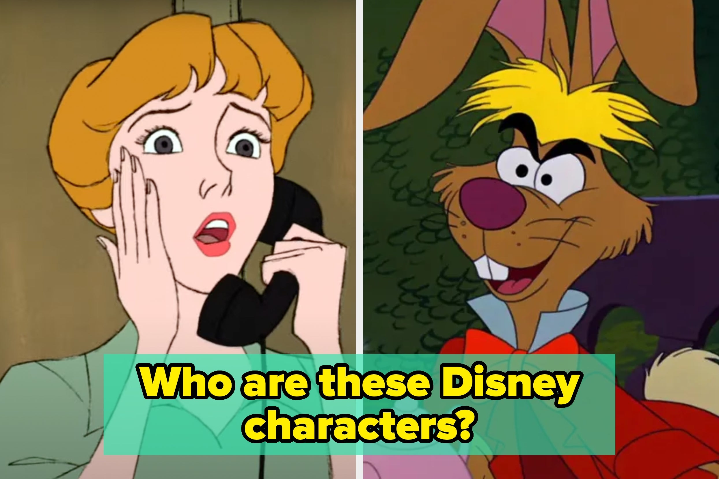 Old Disney Hits Very Different — Let's See How Many Golden Age Animated Movie Characters You Remember