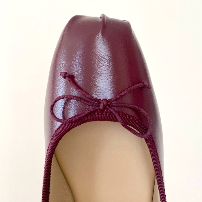 BEAUTY&YOUTH フェイクレザー ストラップ バレーシューズ Steven Alan＞レザー ワンストラップ シューズ（バレエシューズ