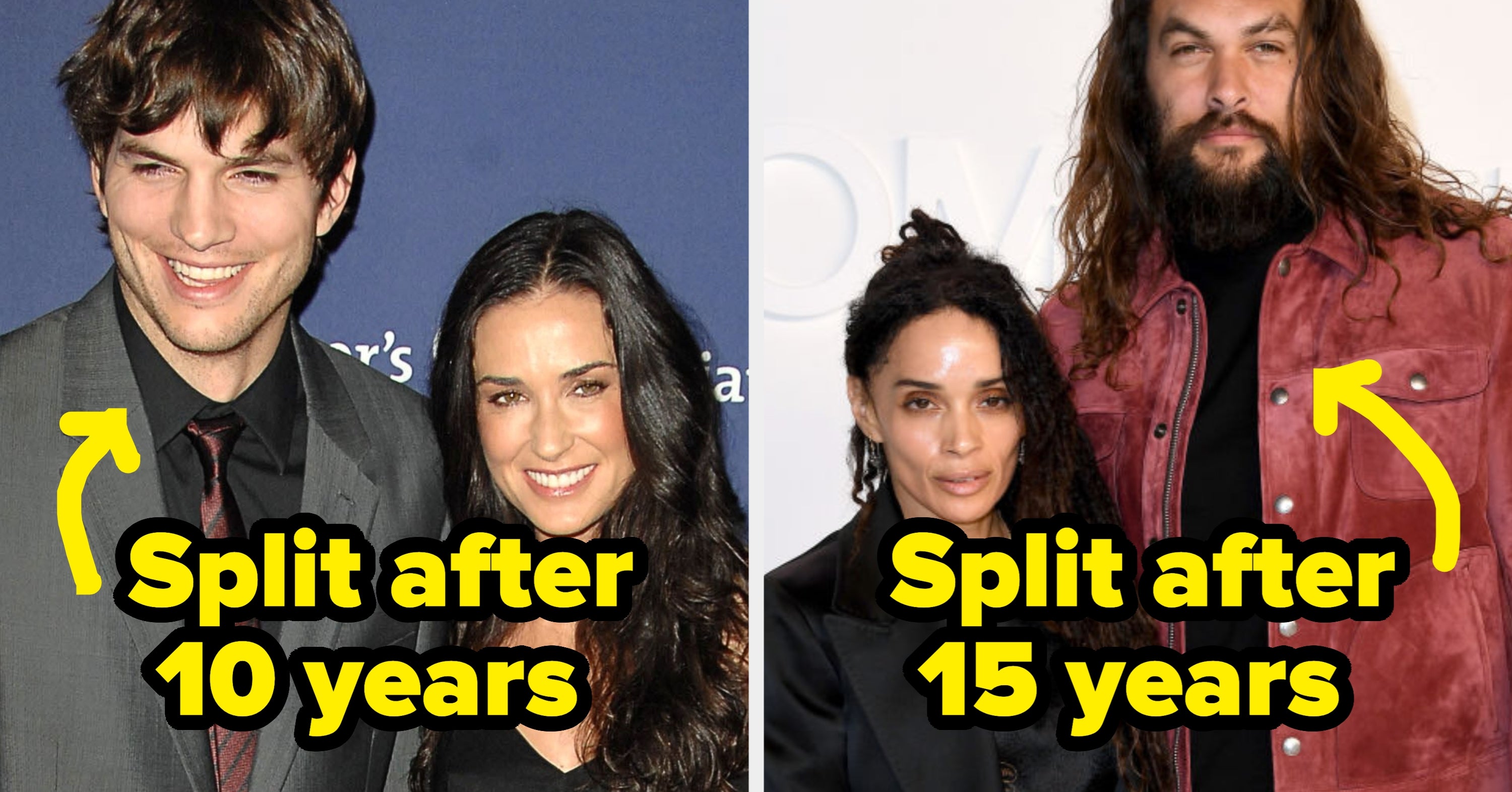Celebrity Couples That Shocked Everyone By Splitting Up After 10+ Years Together