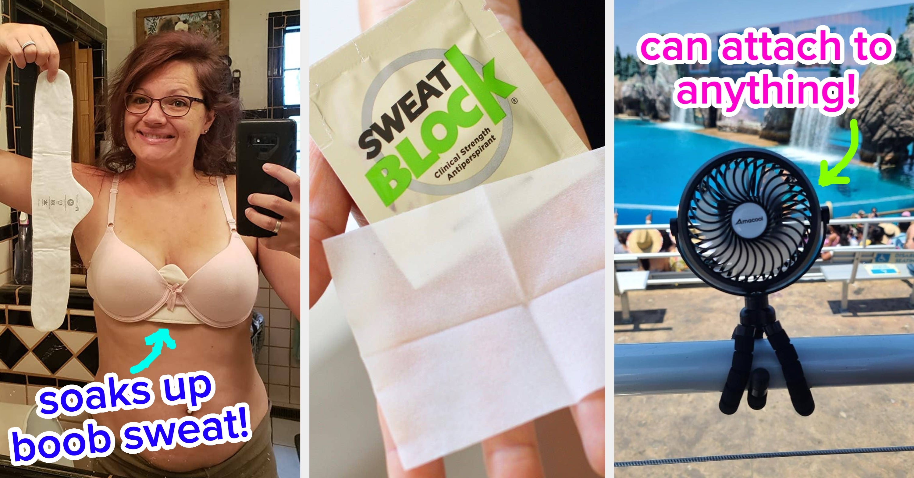 If You’re A Resident Of Sweatyville, These 31 Products Have Your Back (And Face, And Pits)
