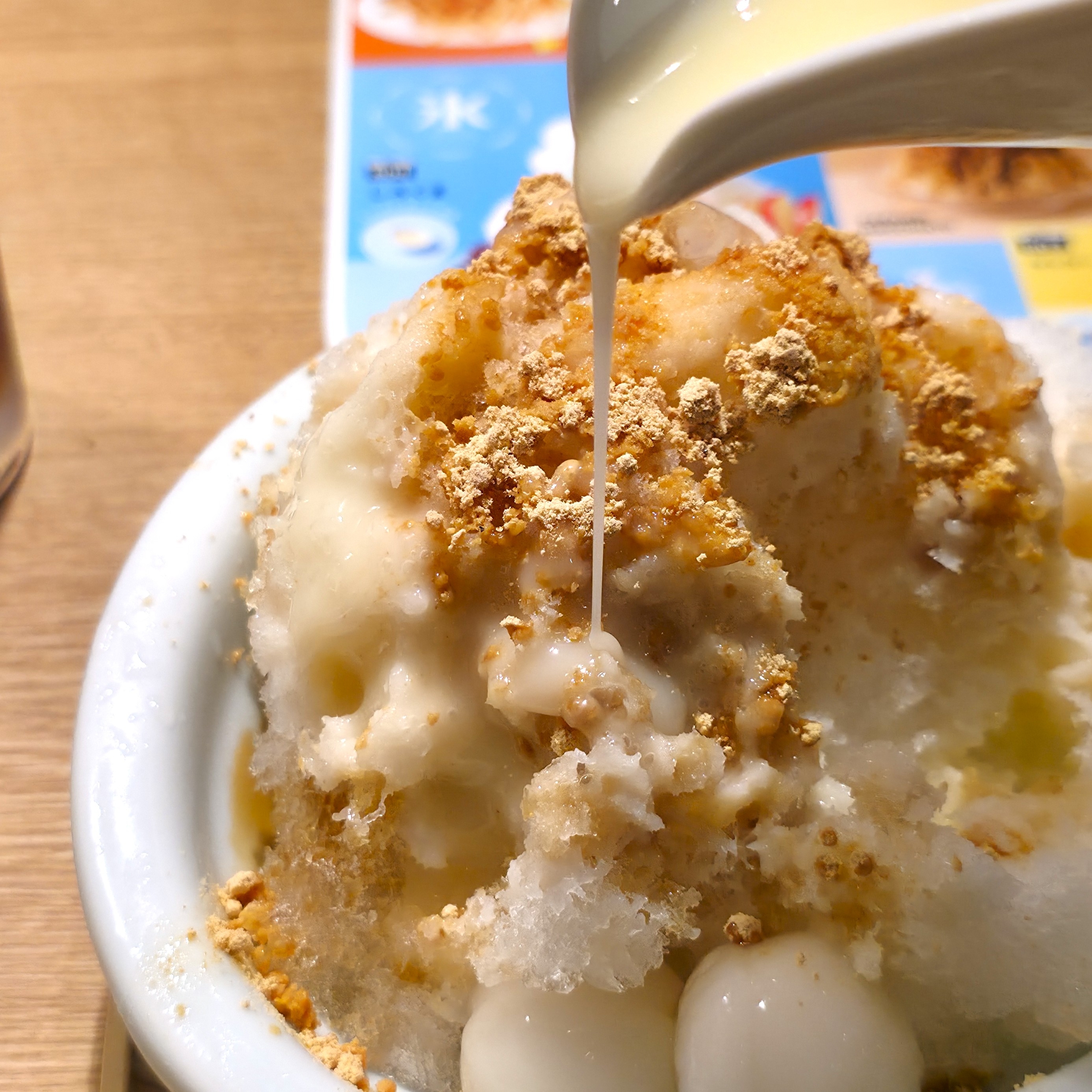 ココスさん、最高です…！黒蜜×きなこの「ふわモチかき氷」がウマすぎて