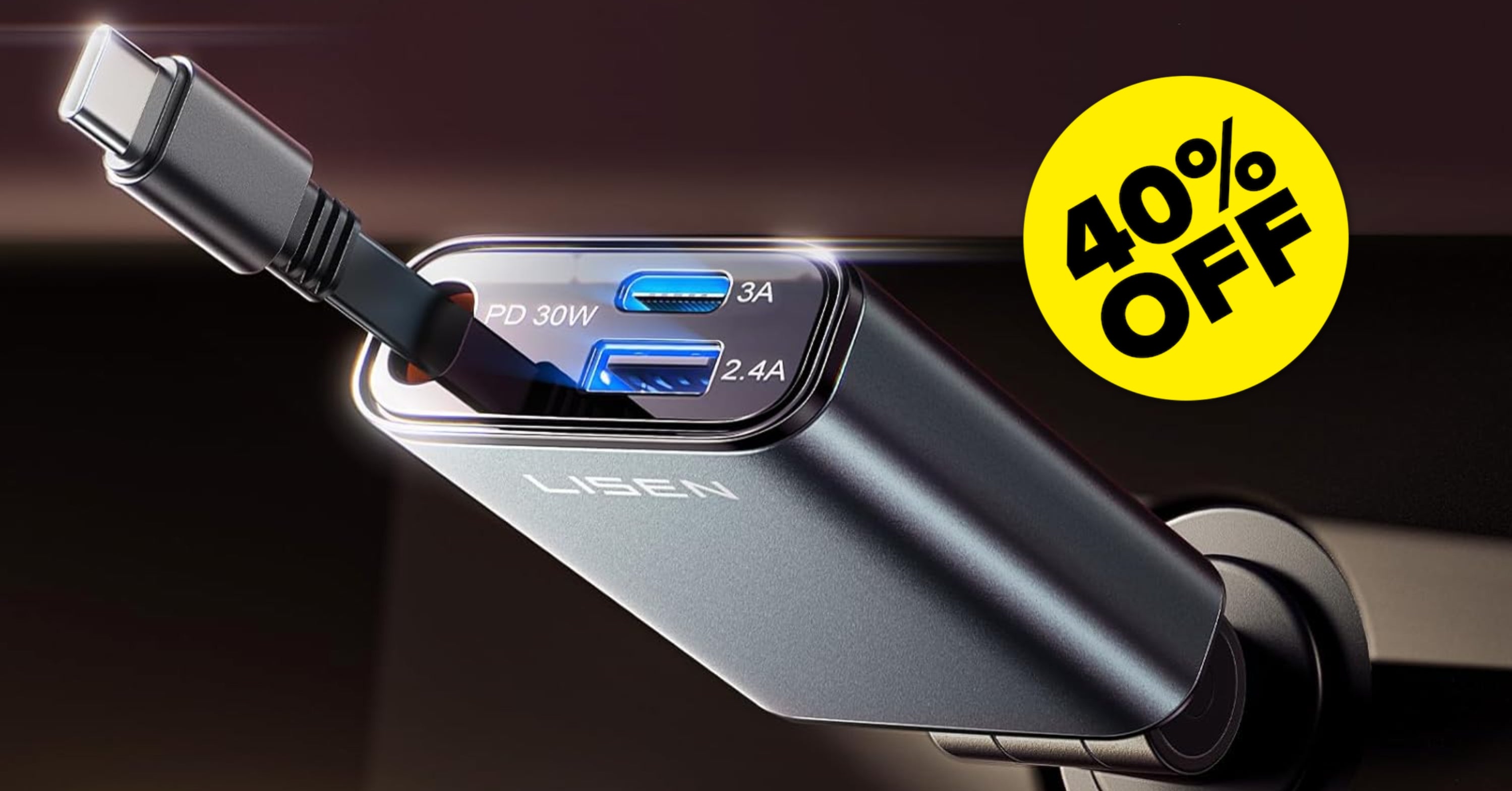 This Retractable Car Charger Is A Clutter Saver — And It's Under $15 Today