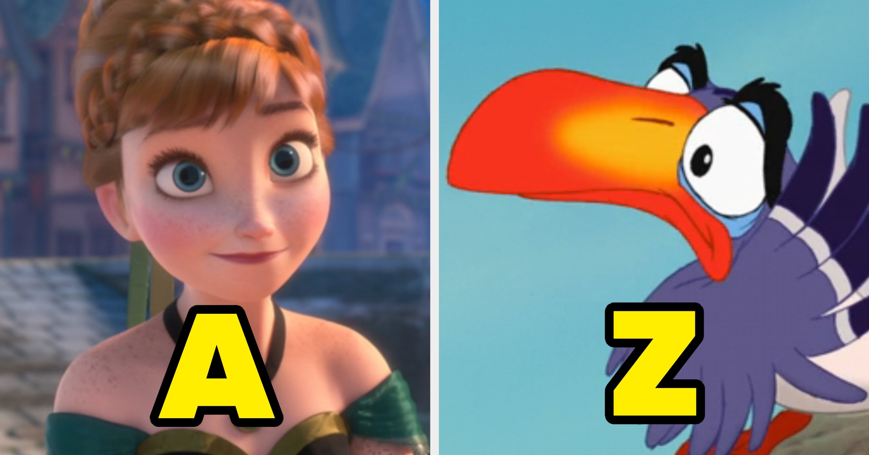 I'm Sorry To Break This To You, But There's Only A 75% Chance You'll Pass This Disney A–Z Character Quiz
