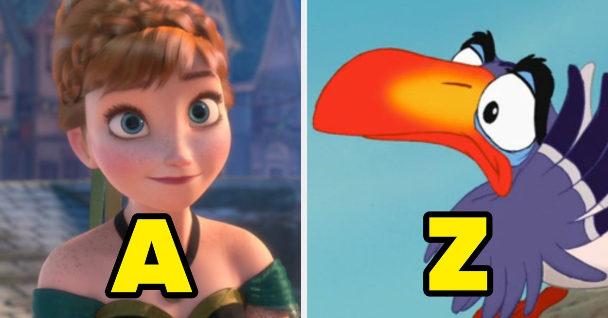 I’m Sorry, But There’s Only A 75% Chance You’ll Pass This Disney A–Z Character Quiz