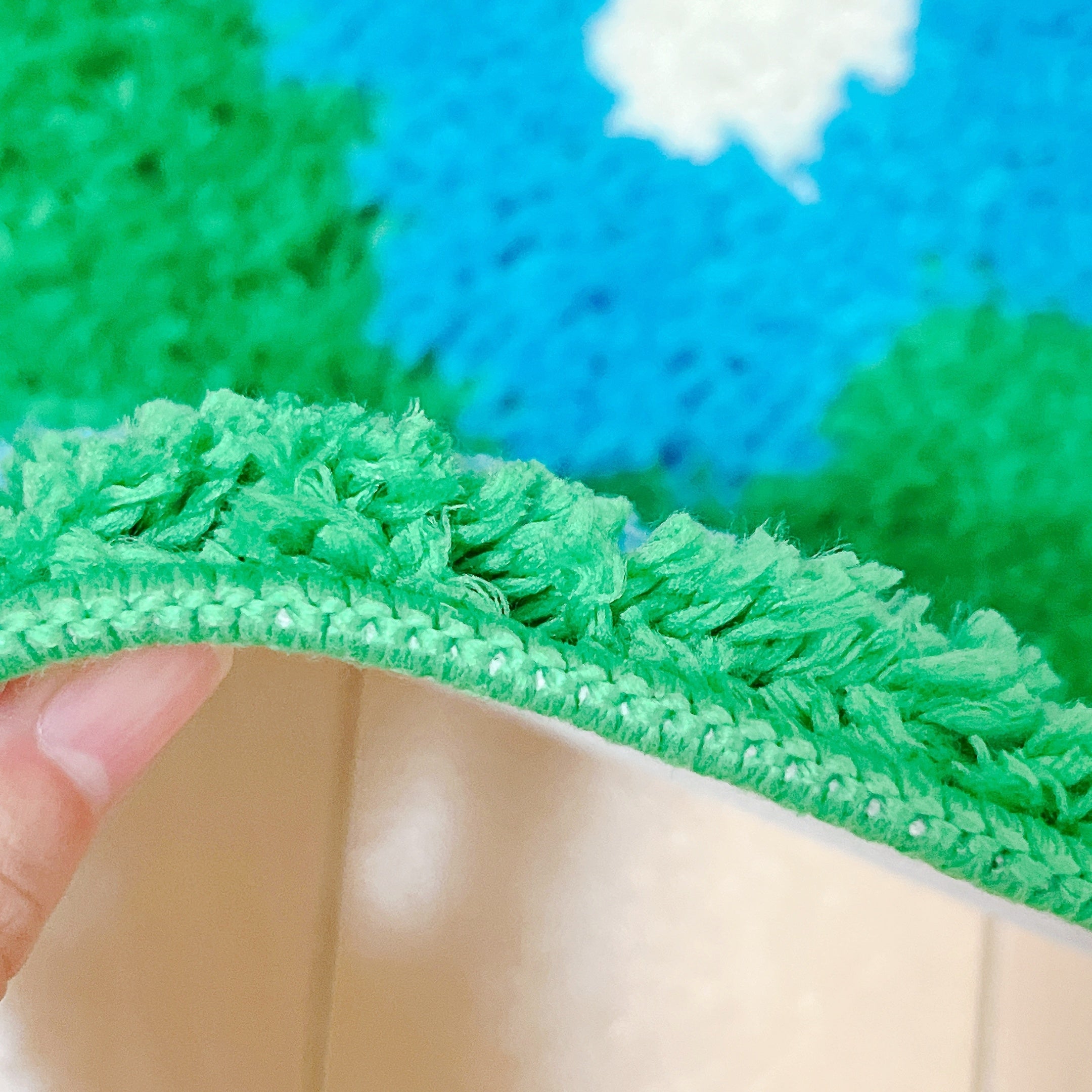 イケアの「お花畑マット」買ったら、洗面所がメルヘンになった…！全