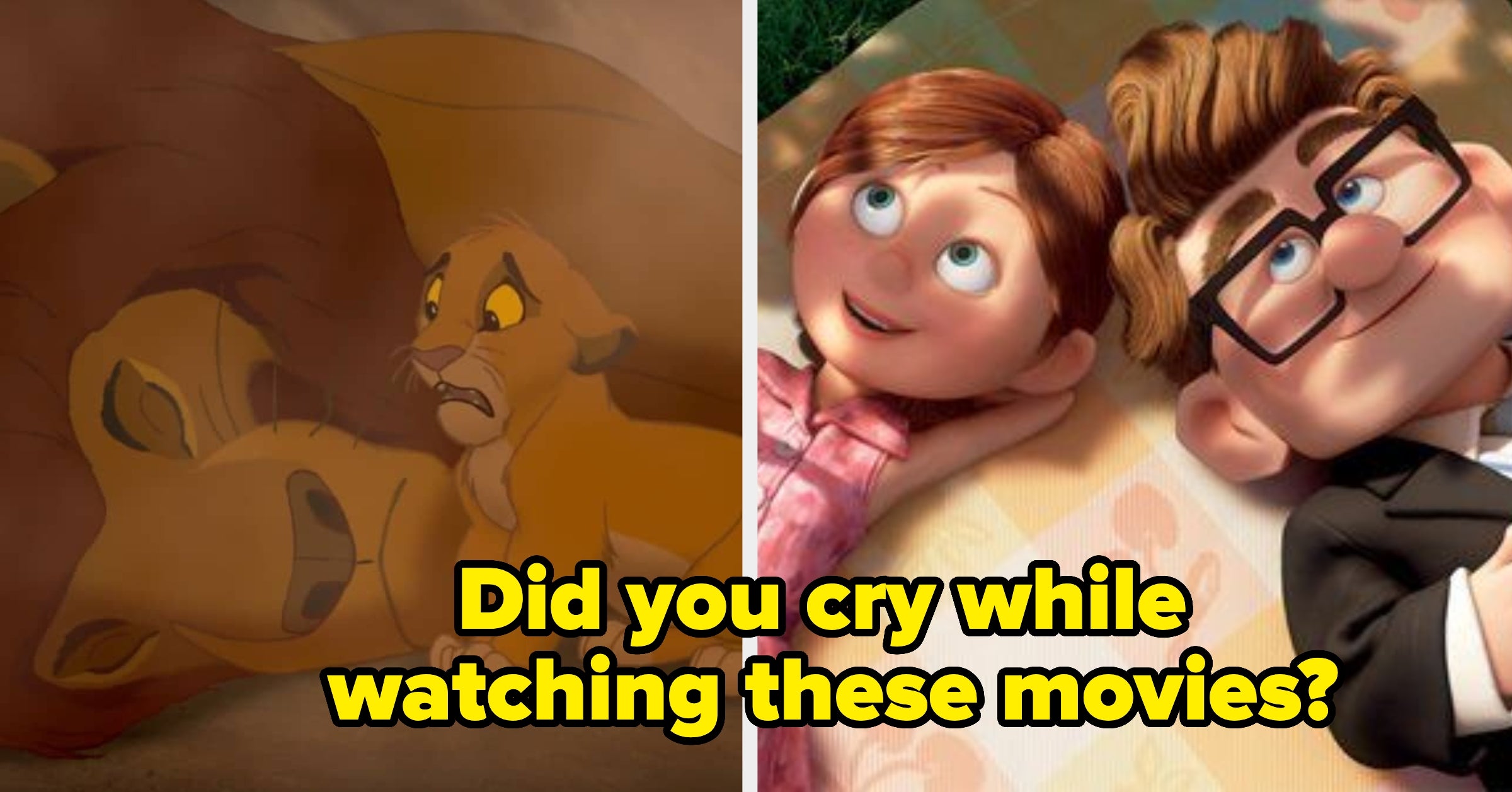 Be Honest, I Know You Shed Some Tears Watching These Animated Movies