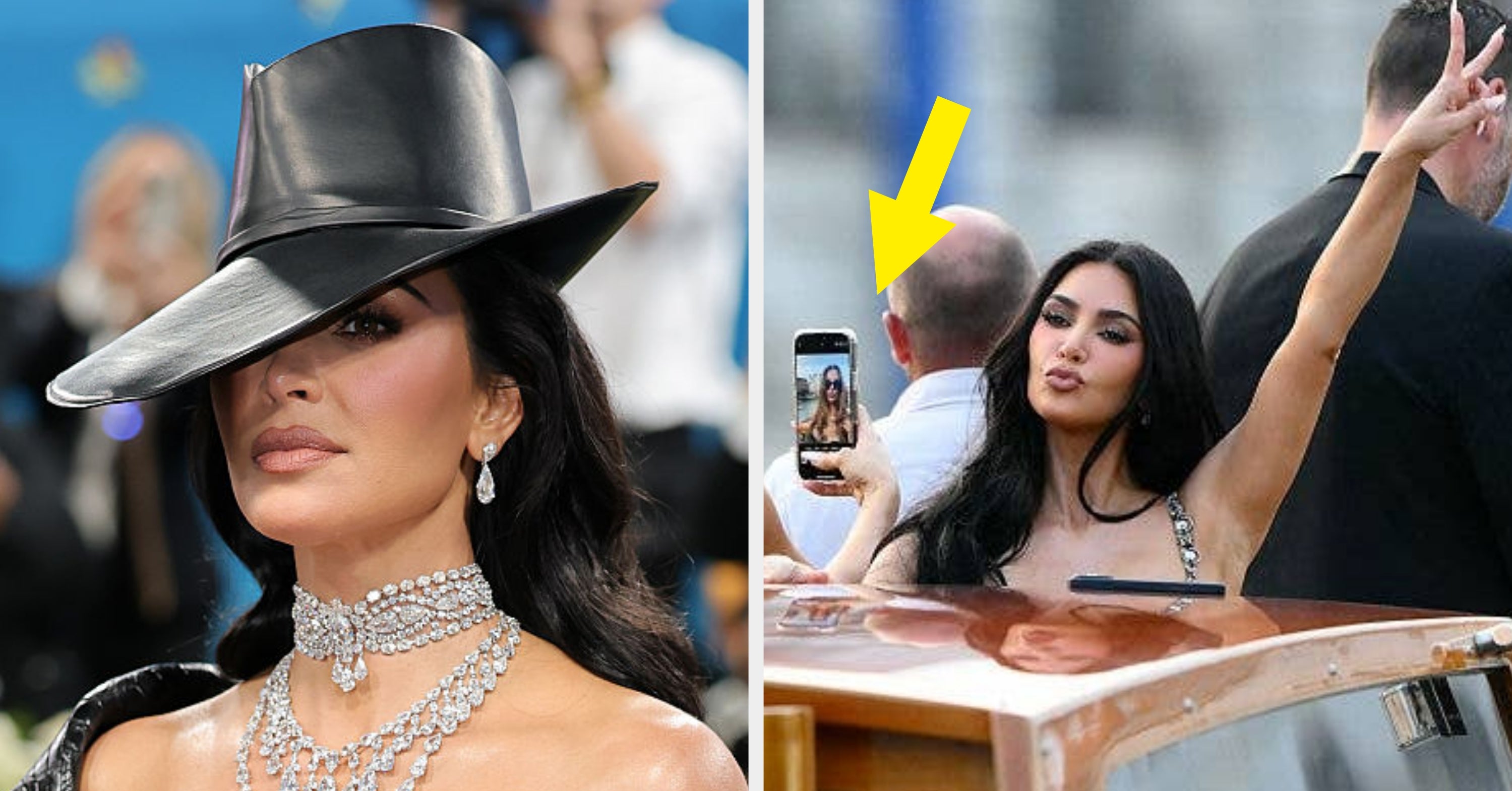 Kim Kardashian Seemingly Posed For An Awkward Photo With A Hilarious Twist