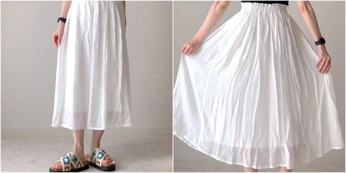 しまむらの「1089円スカート」が大当たりだった！ふんわりシルエットが