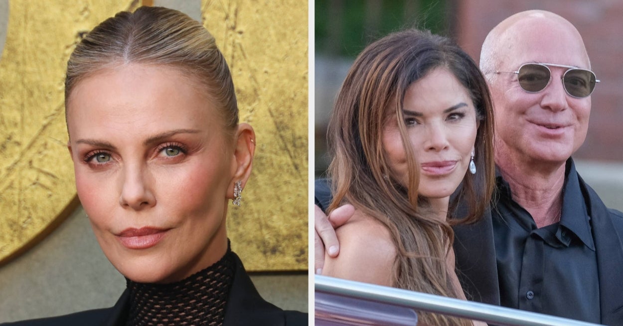 Charlize Theron Joked About The Number Of Major Celebs At The Bezos Wedding And… Yikes - BuzzFeed