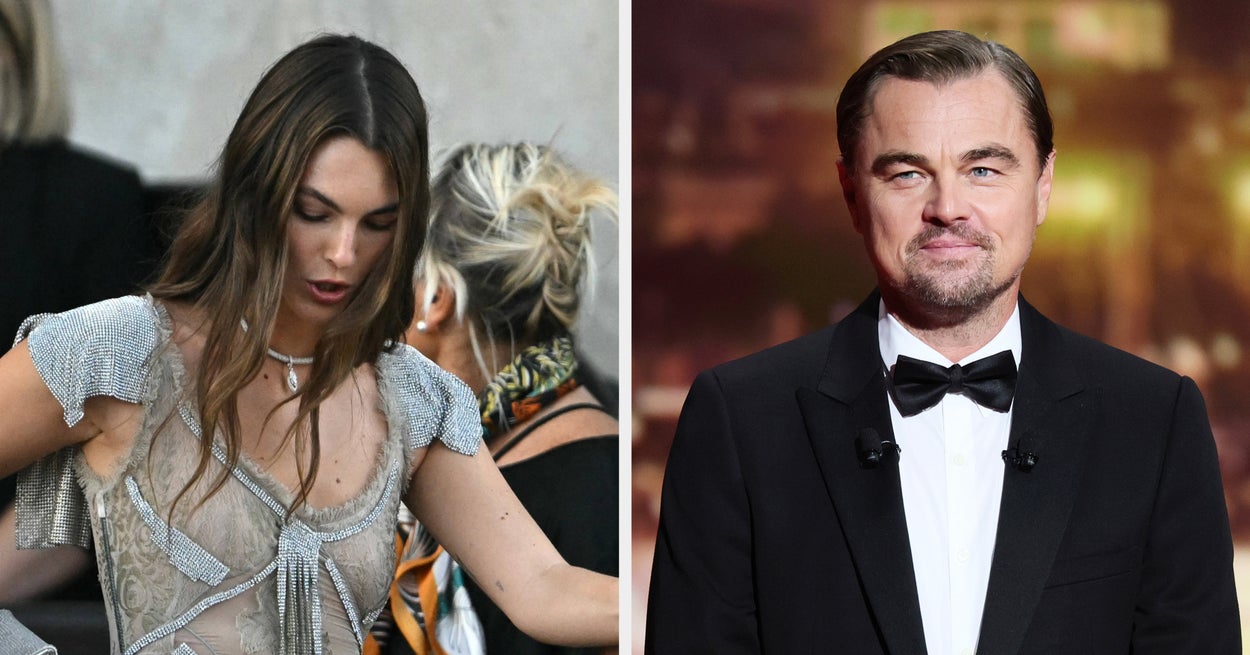 Leonardo DiCaprio’s GF, Vittoria Ceretti, Had An Awkward Wardrobe Malfunction At Bezos's Wedding - BuzzFeed