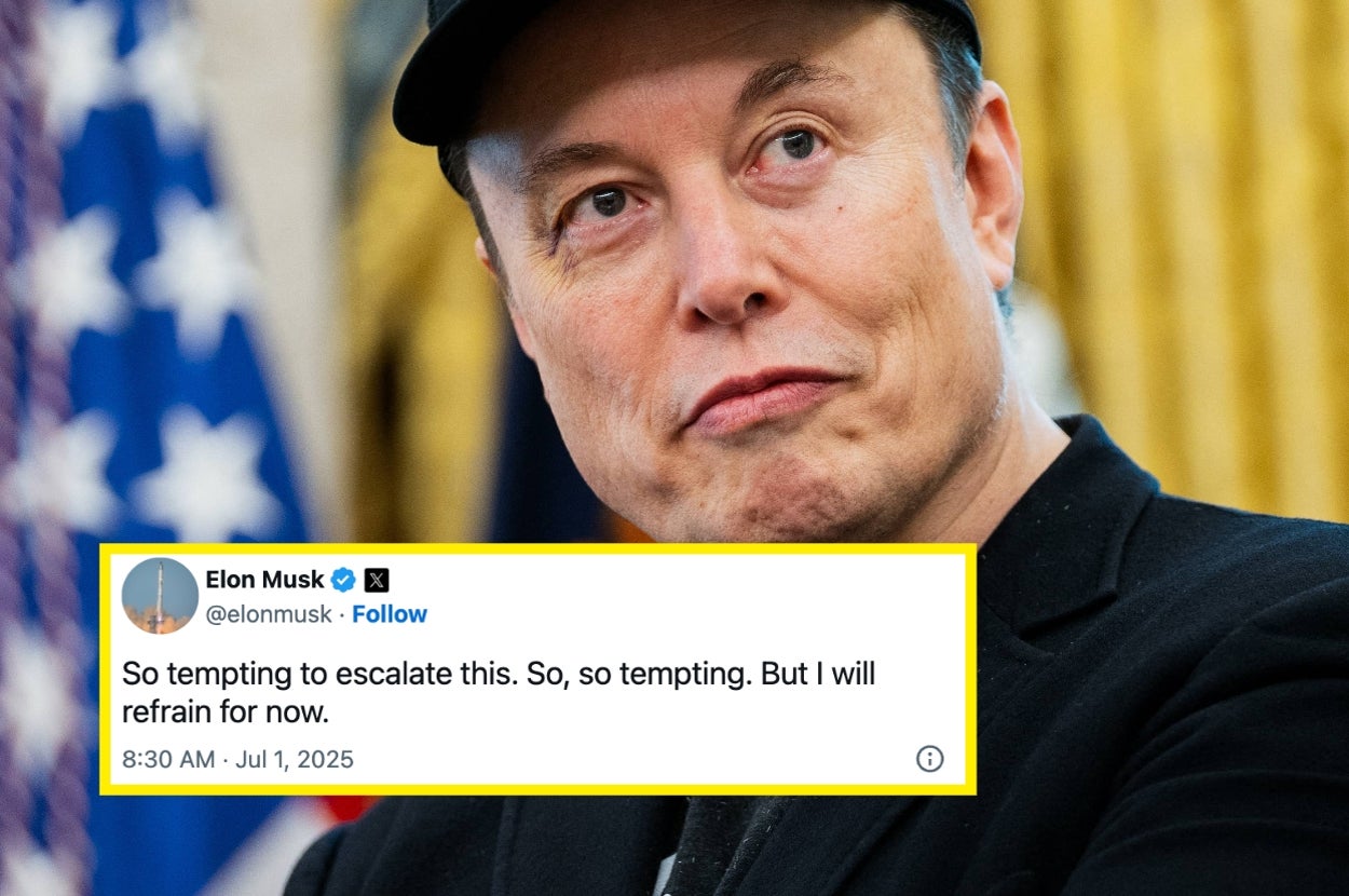 Trump Just Threatened To Deport Elon Musk Over His Opposition To The "Big, Beautiful Bill"