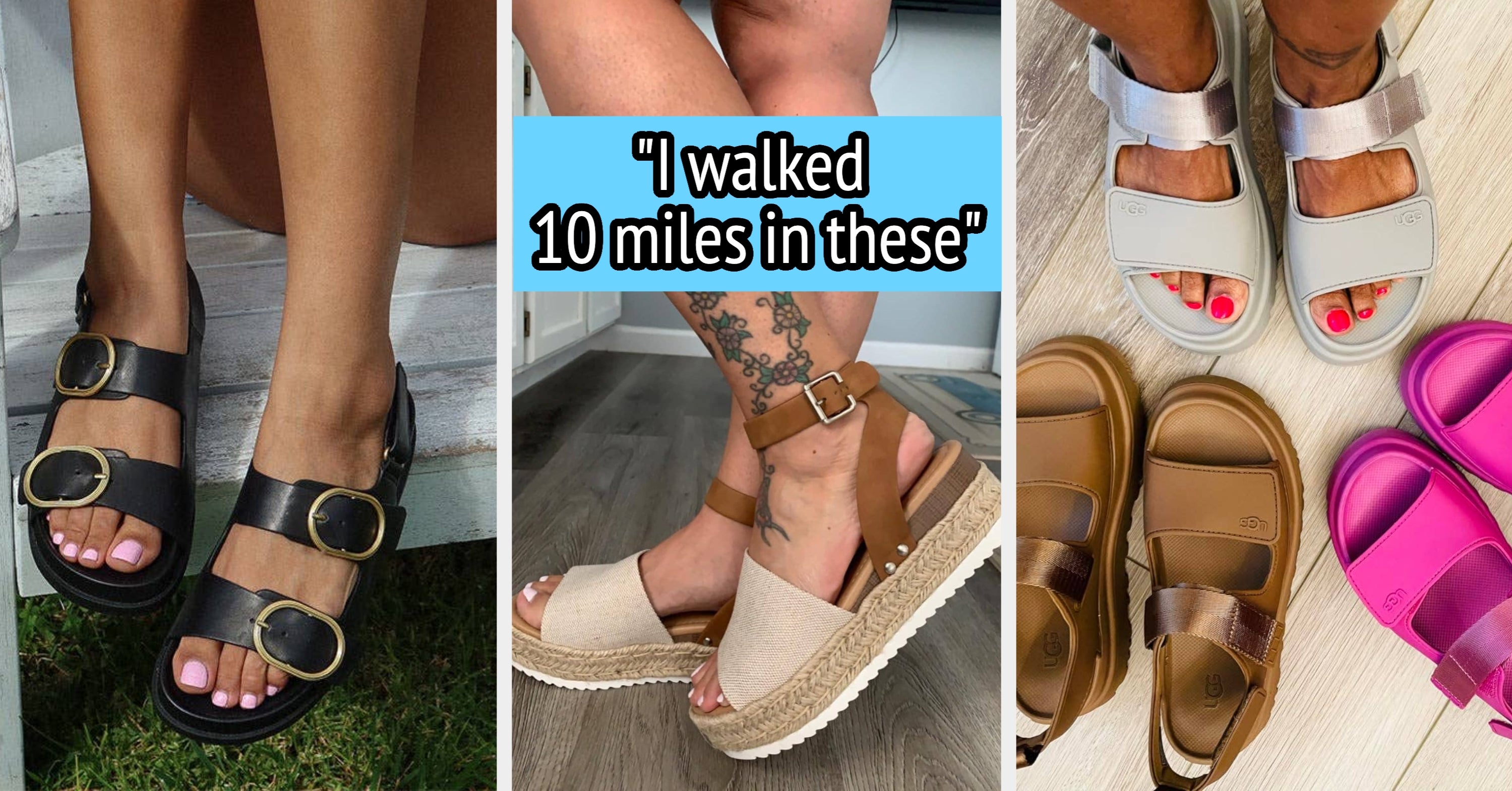 If You Want To Be Taller But Also Comfortable, These 19 Platform Sandals Are Calling Your Name