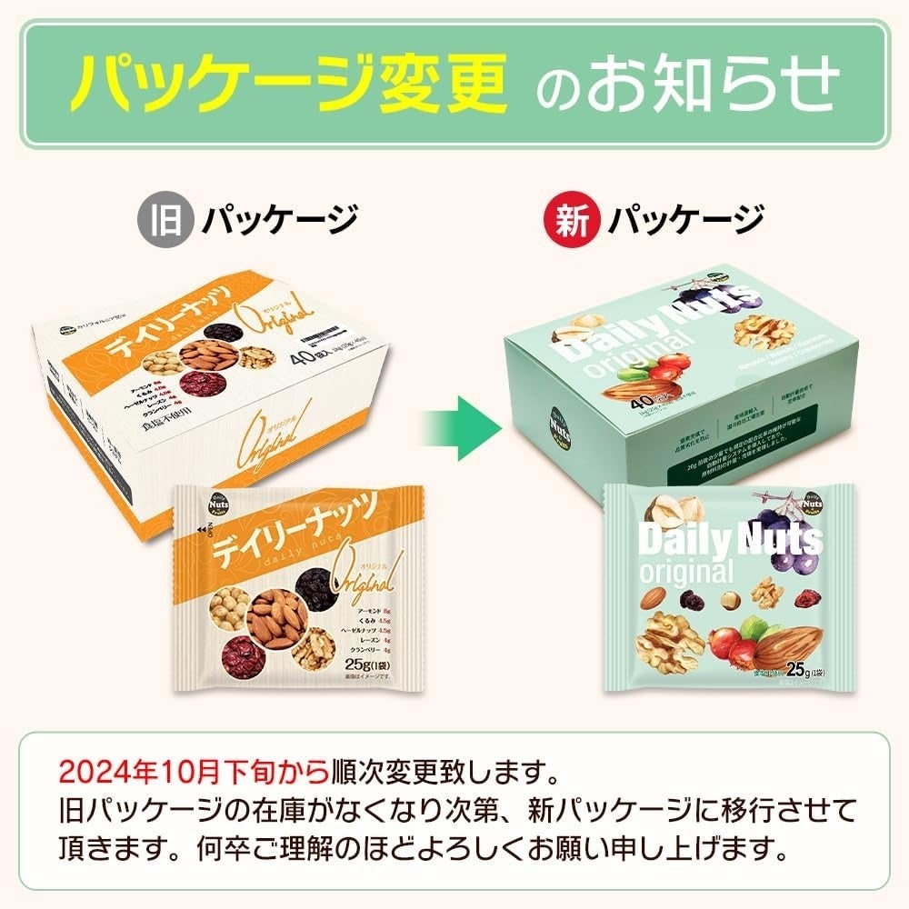 ナッツを取る手がとまらない勢」に捧ぐ。“適正量25g”の個装ミックスナッツ
