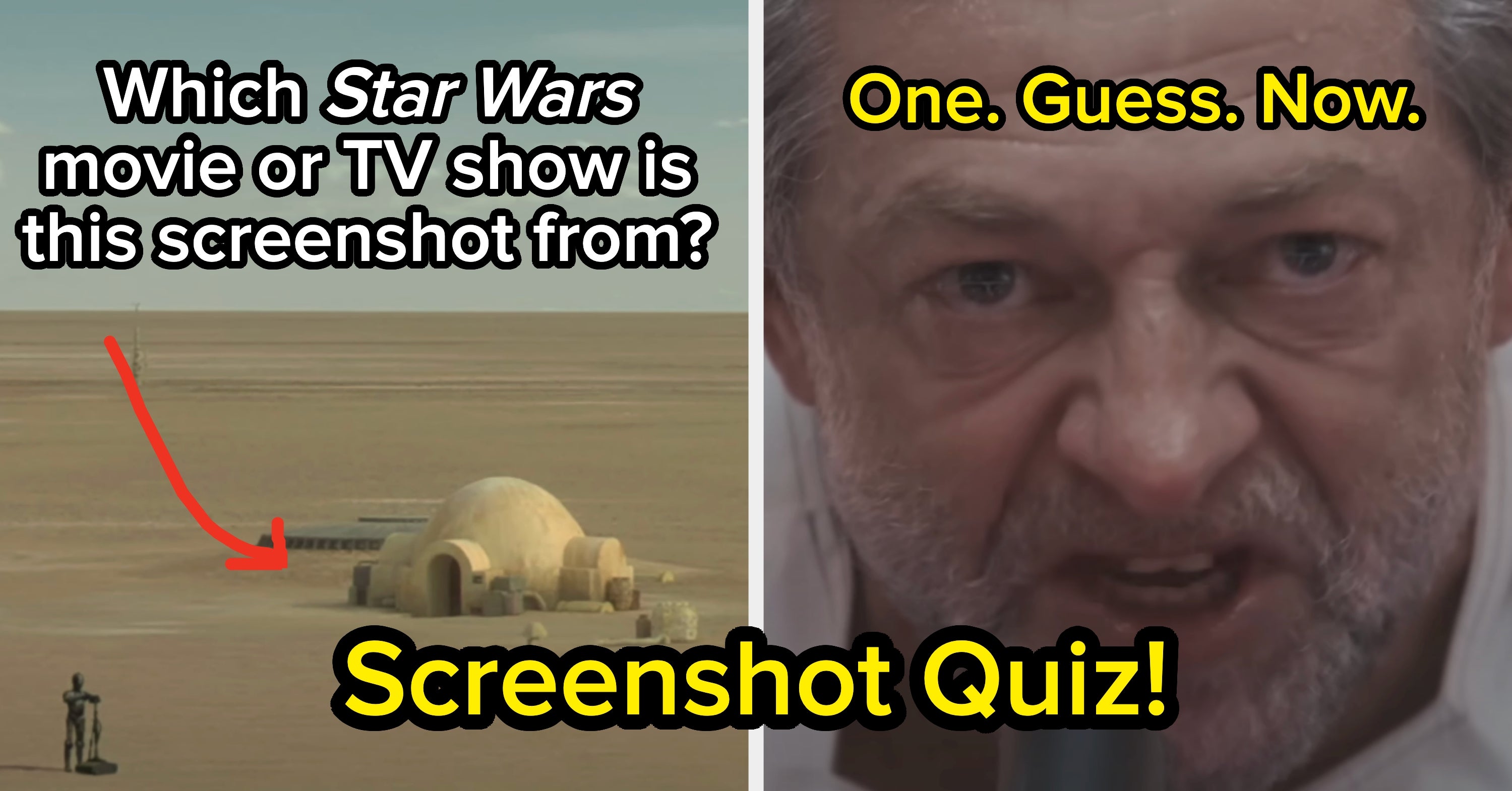I Bet You Can't Identify These Star Wars Movies And TV Shows From A Single Frame