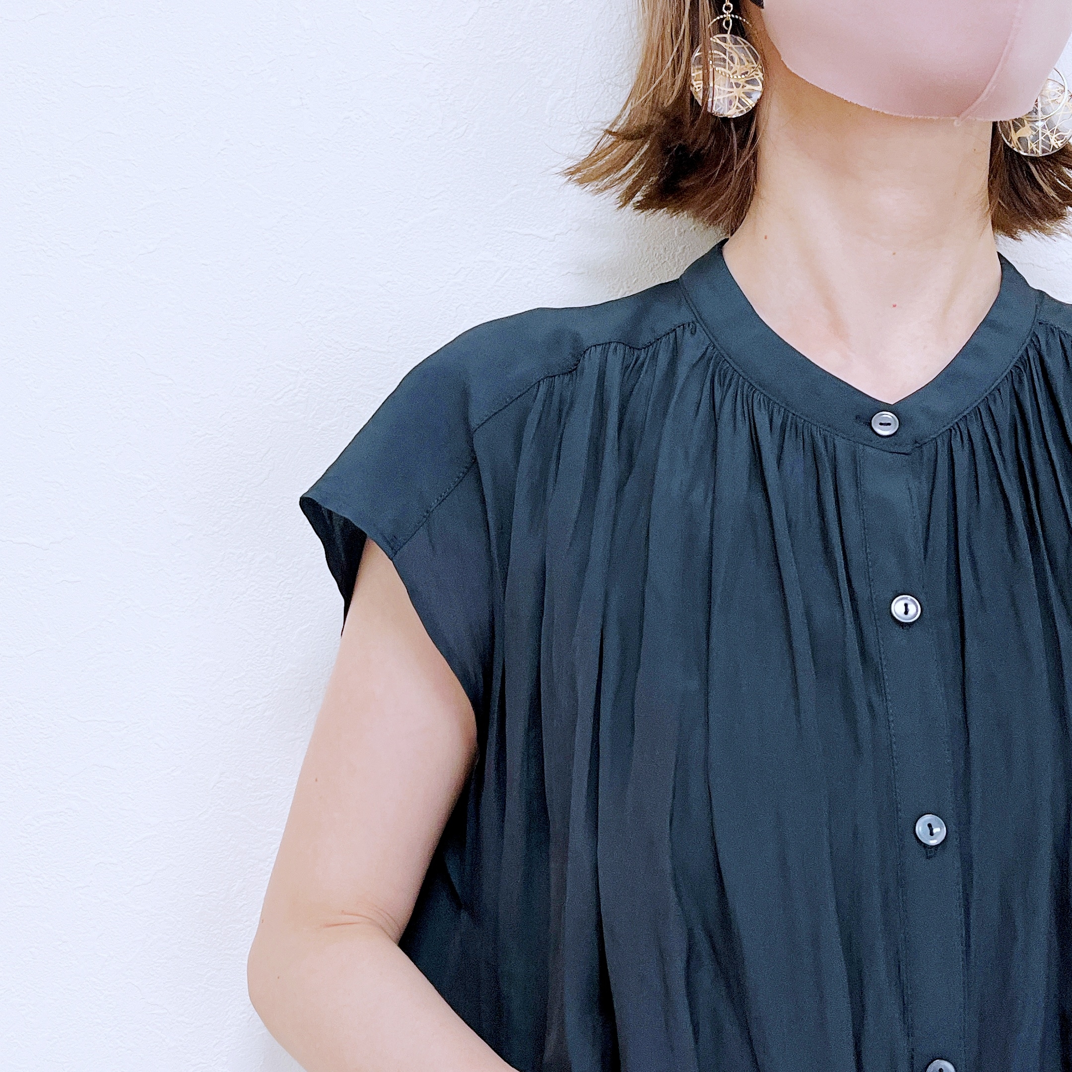 グローバルワーク　ブラウス グローバルワーク】「本当にひんやり涼しい」「細く見えます！」4490円