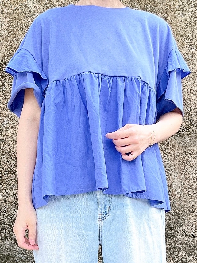 ニコアンド　2025WIDECAPRIDENIM ブルーMサイズ ニコアンド 2025WIDECAPRIDENIM ブルーMサイズ - メルカリ