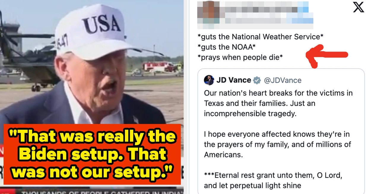 “Unbelievable”: The Internet Is Outraged Over How MAGA Officials Are Responding To The Texas Floods Amid The Trump Admin’s National Weather Service Cuts