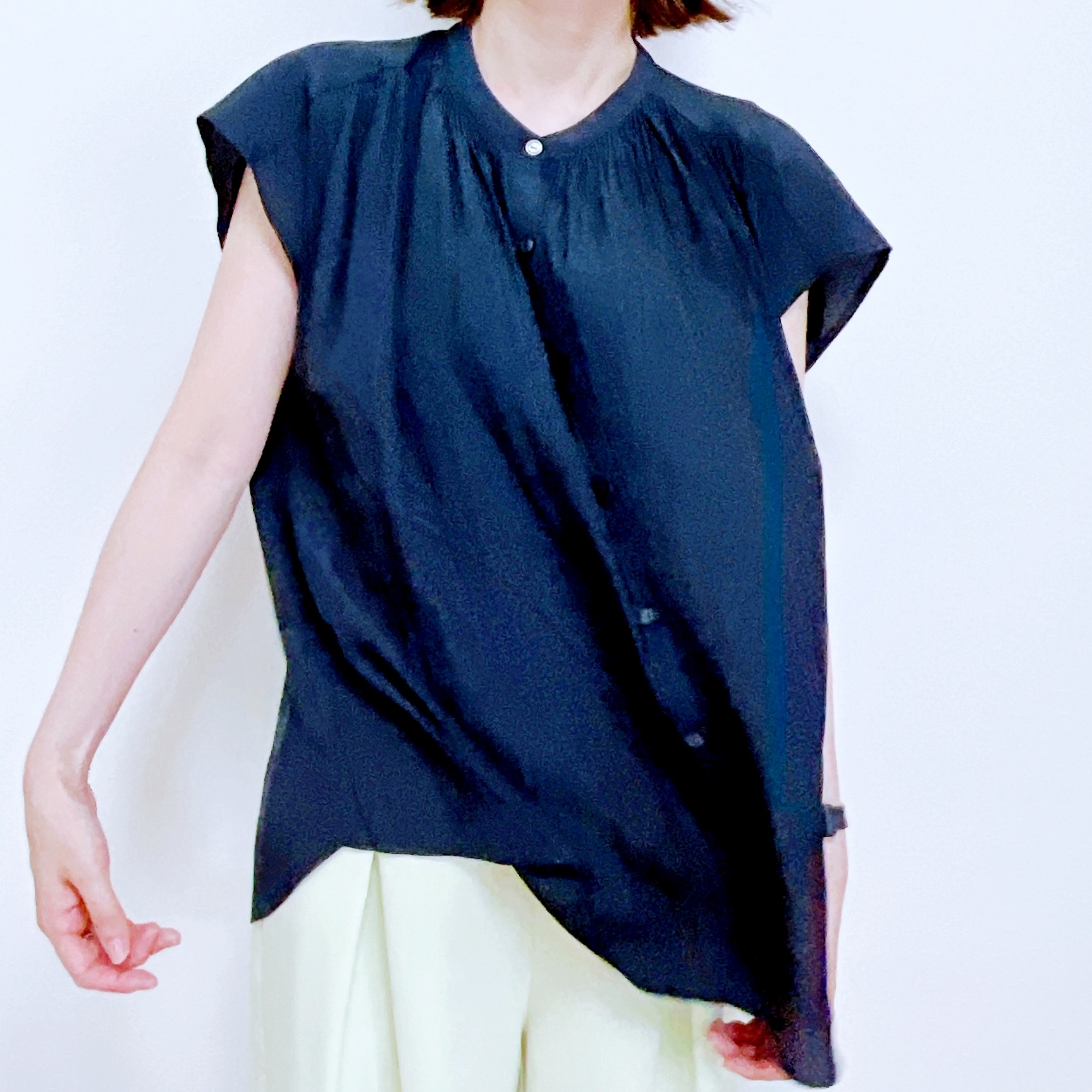 グローバルワーク　ブラウス グローバルワーク】「本当にひんやり涼しい」「細く見えます！」4490円