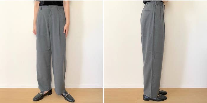 GUの「キャロットスラックス(丈標準69.5~73.5cm)」