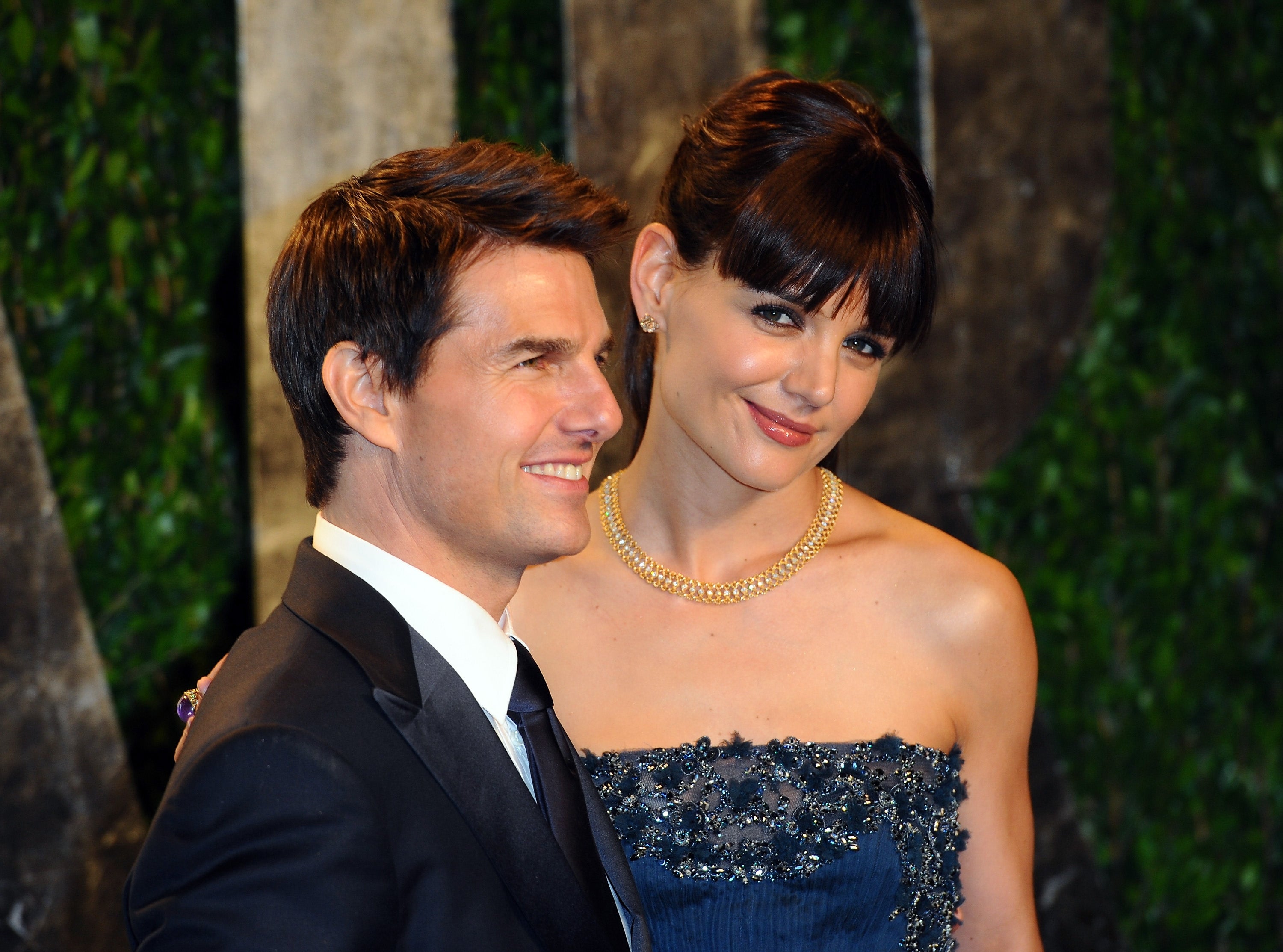 Tom Cruise and Katie Holmes at an event