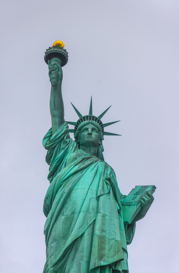 アメリカ ドル&自由の女神 毛布 fr130049 自由の女神(台付き) / Statue of Liberty on Base 1個