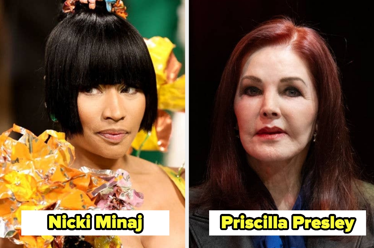 Nicki Minaj and Priscilla Presley