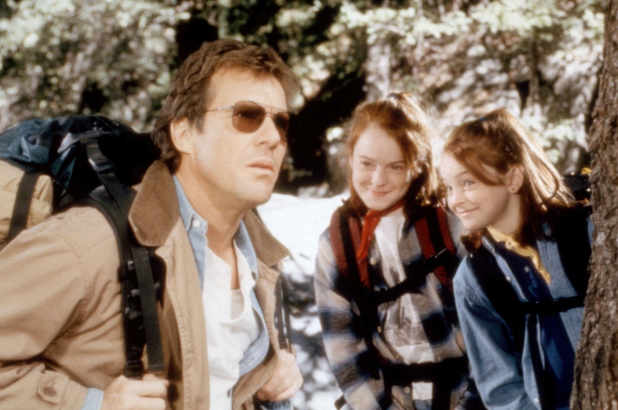 Dennis Quaid and Lindsay Lohan in "The Parent Trap" (1998)
