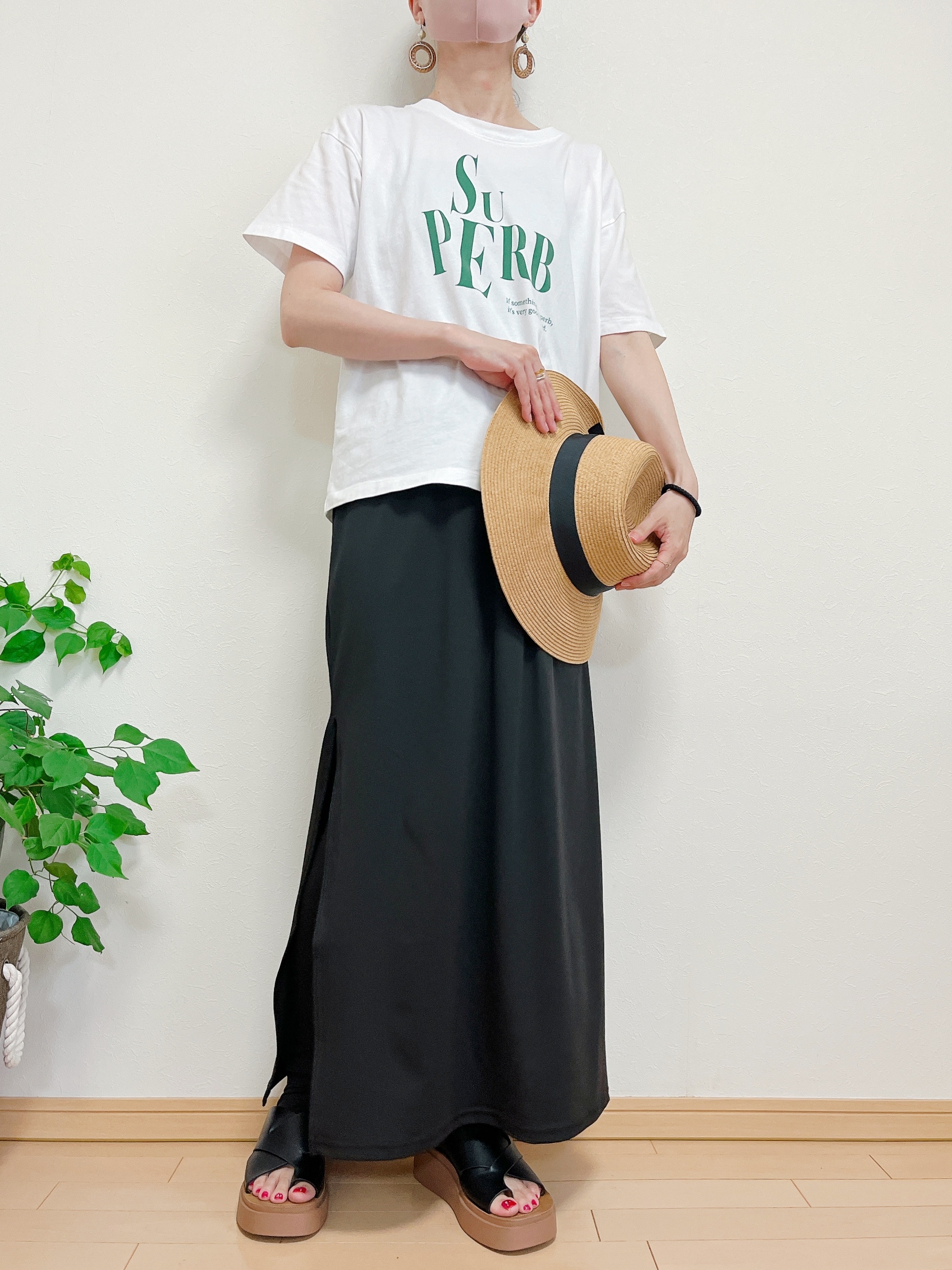 coca(コカ)の「【一部店舗限定商品】水陸両用ラッシュガードレギンスセットスカート」