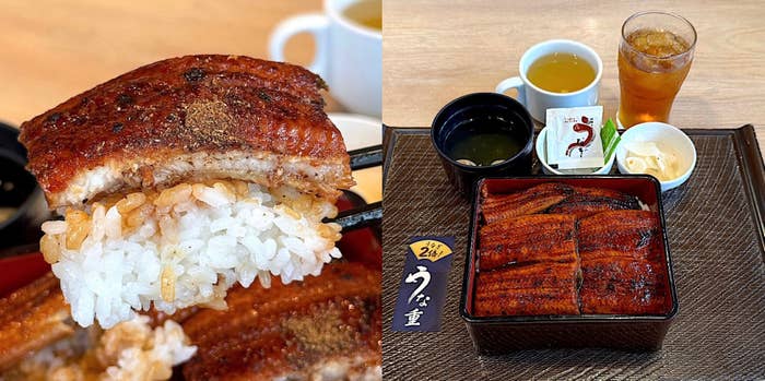 ガストの「モーニング うな重 うなぎ2倍 お吸い物・漬物付き」