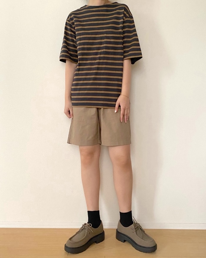 ユニクロの「リネンブレンドイージーショーツ」