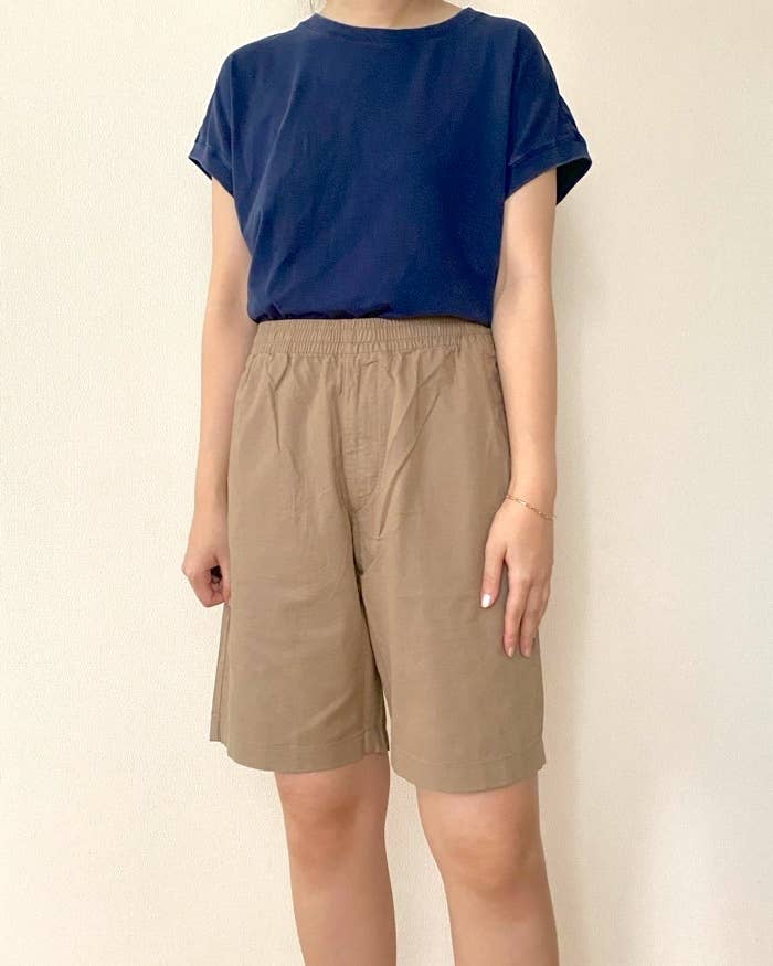 ユニクロの「リネンブレンドイージーショーツ」