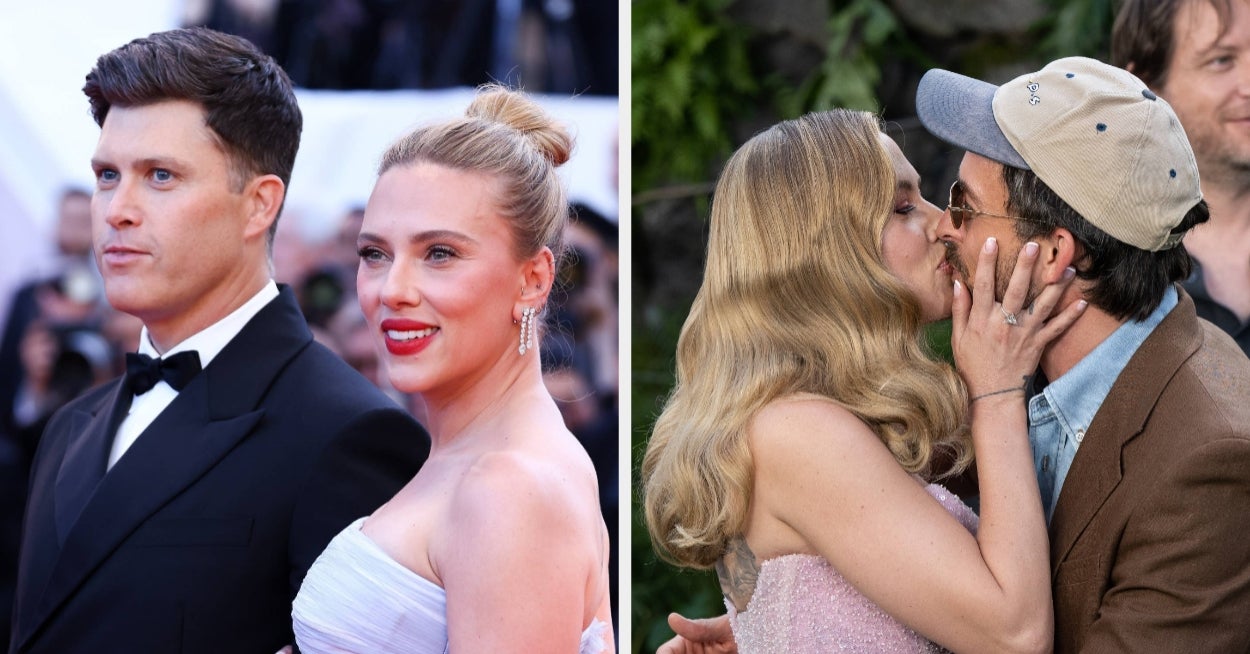 Here’s How Colin Jost Reacted To Scarlett Johansson “Constantly Kissing” Jonathan Bailey On Red Carpets Here’s How Colin Jost Reacted To Scarlett Johansson “Constantly Kissing” Jonathan Bailey On Red Carpets