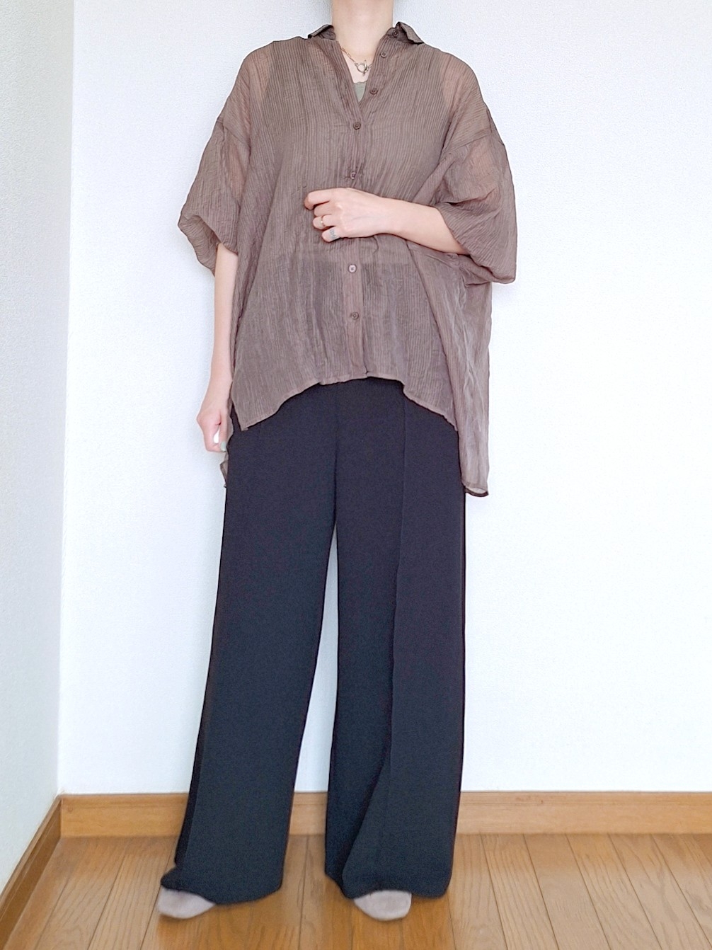 coca「シアービッグシャツ」