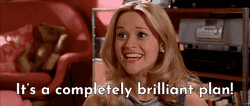 Smiling person enthusiastically says, &quot;It&#x27;s a completely brilliant plan!&quot; in a cozy room