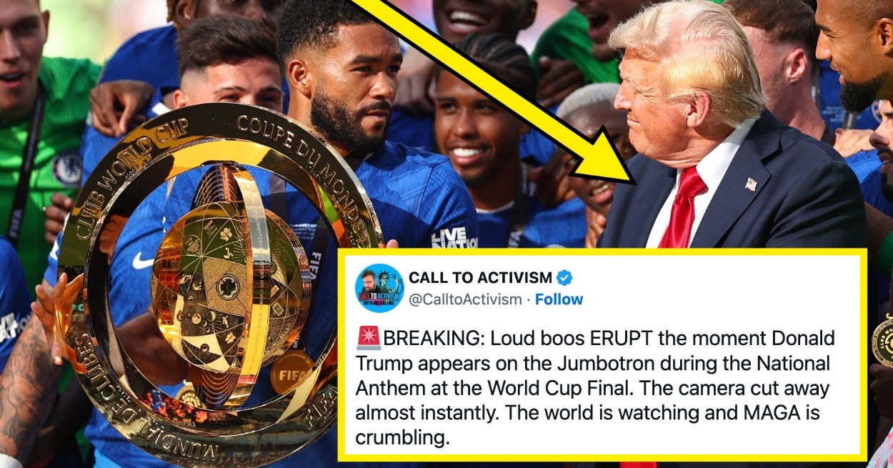 People Are Obsessed With This Clip Of The World Cup Crowd Booing Donald Trump
