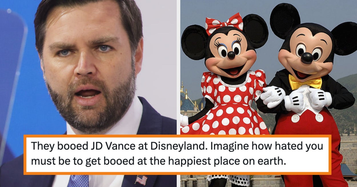 People Can't Stop Making Fun Of JD Vance Visiting Disneyland