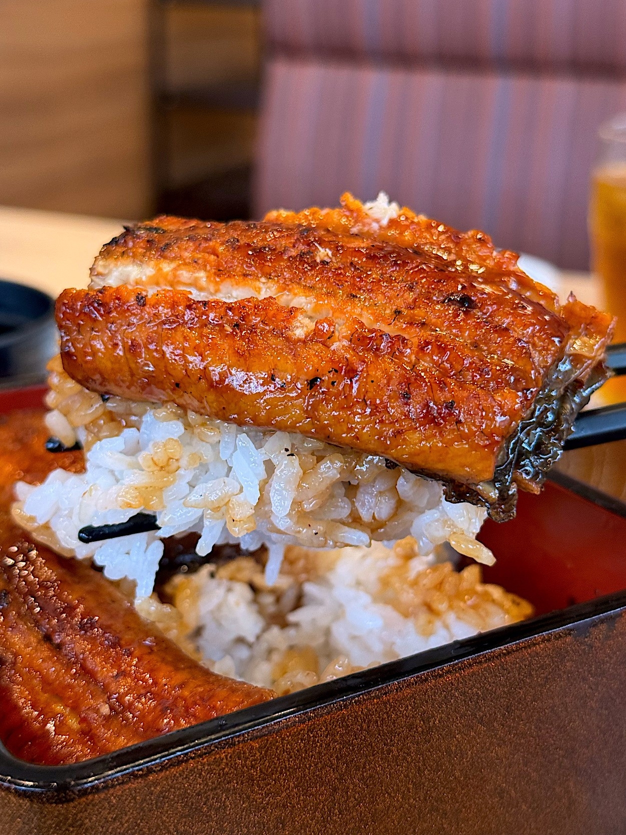 ガストの「モーニング うな重 うなぎ2倍 お吸い物・漬物付き」
