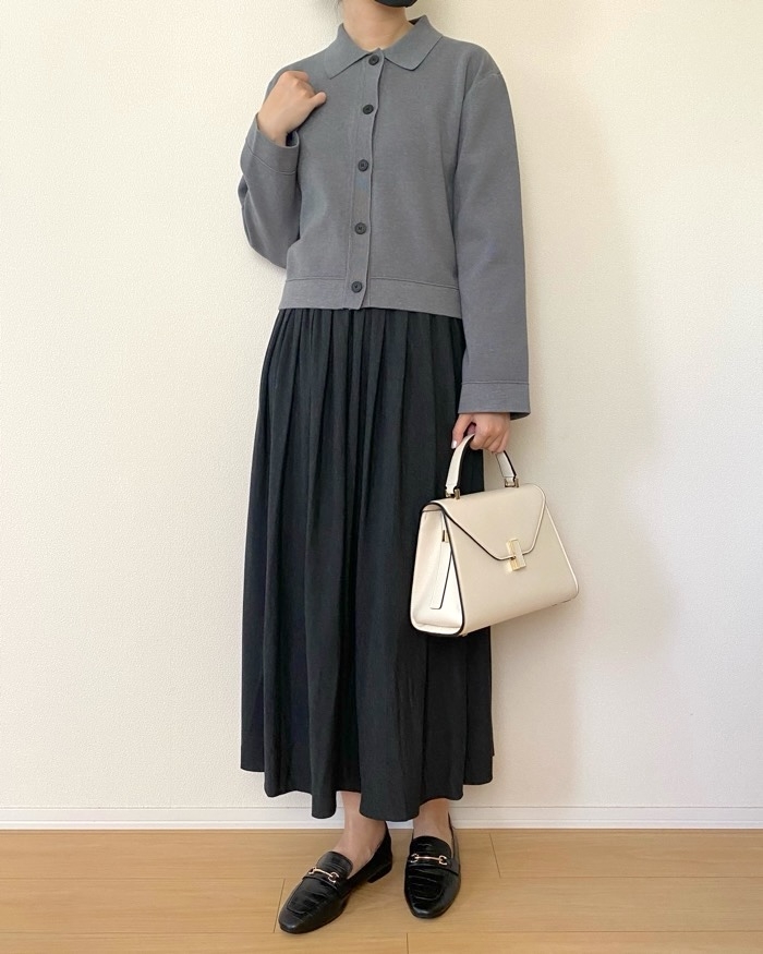 無印良品「婦人 ジャージープリーツスカート」