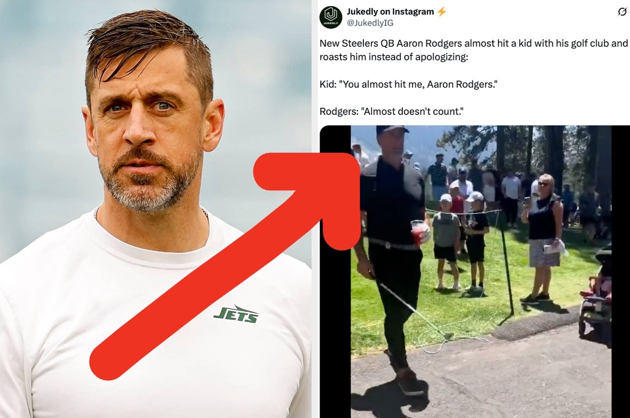Aaron Rodgers Weirdly Mocked A Kid Who He Almost Hit During Golf Tournament, And The Internet Is Rightfully Dunking On Him