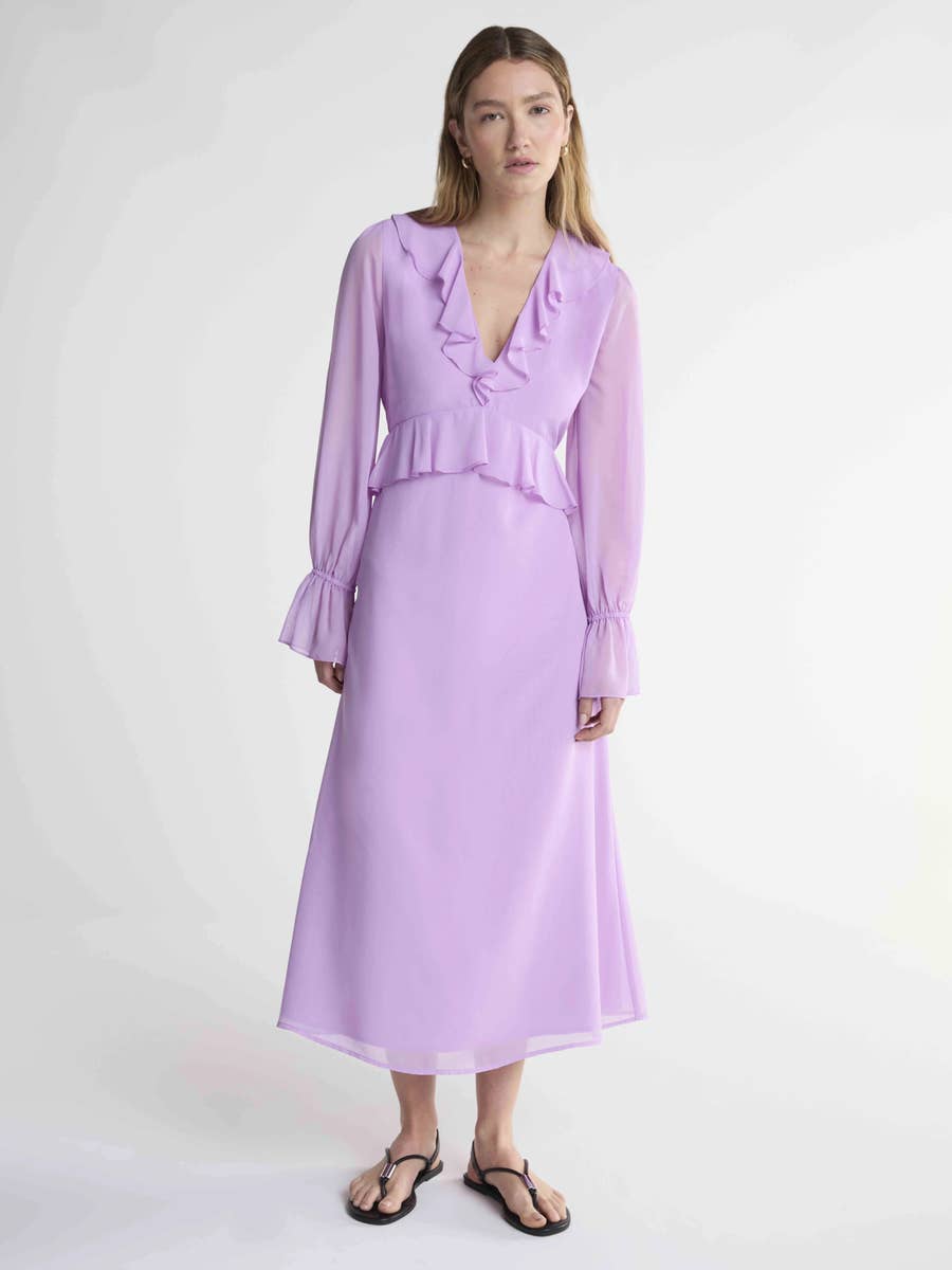 say so purple dress Intimately Free People "So You Say" Lace Floral Slip Dress Womens M Purple Boho