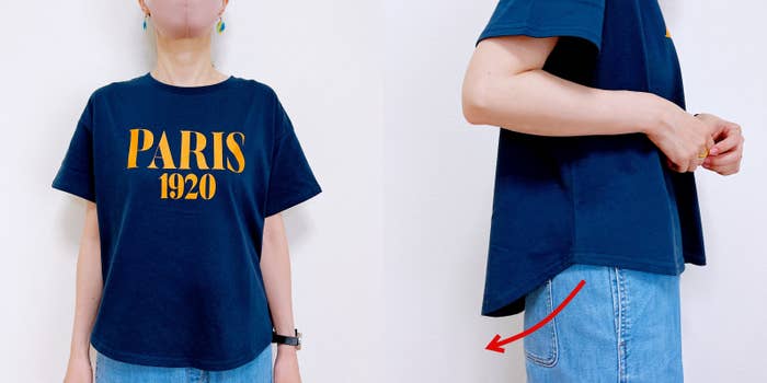 coca(コカ)の「テールカットロゴTシャツ レディース」