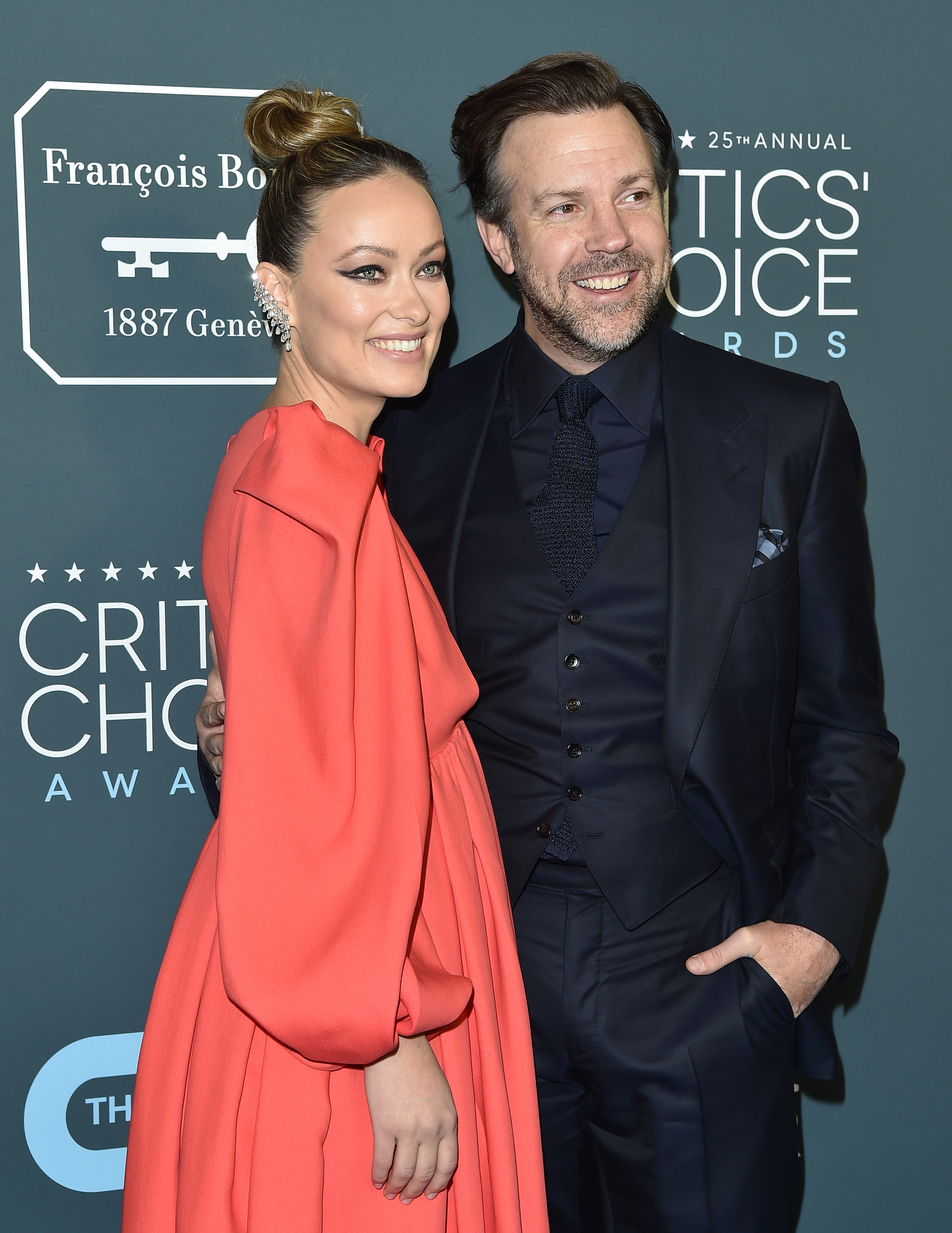 Olivia Wilde and Jason Sudeikis at an event