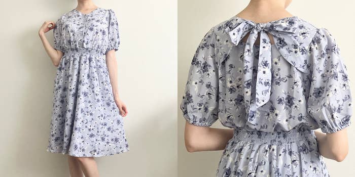 Honeys(ハニーズ)の「後リボンワンピース」
