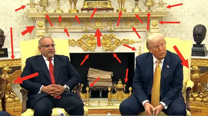 Donald Trump's Oval Office Tour Is Going Viral For All Of The Wrong Reasons